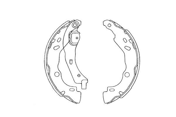 KAVO PARTS Комплект тормозных колодок KBS-7407